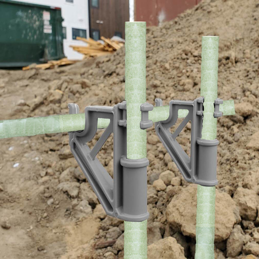 1/2 in. x 3-8 ft. #4 White Blasting Nature Surface FRP Rebar