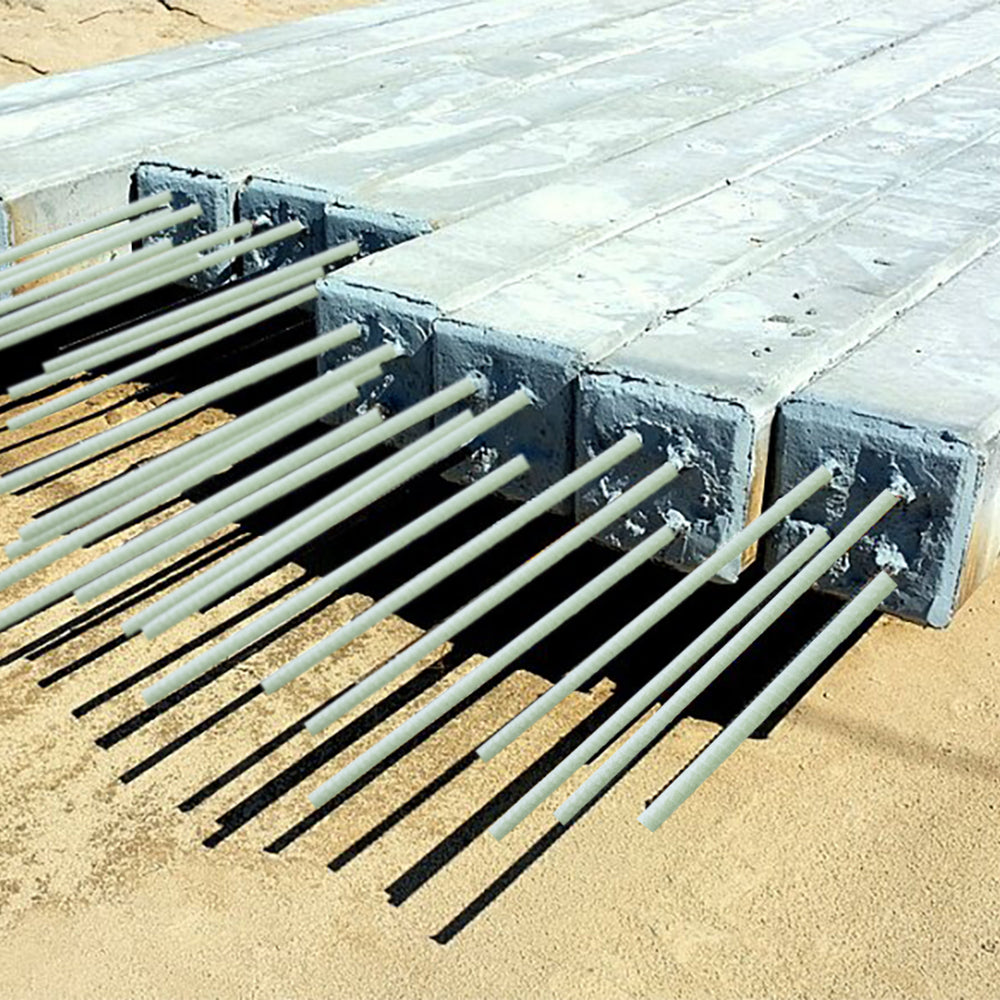 3/8 in. x 3-8 ft. #3 White Blasting Nature Surface FRP Rebar