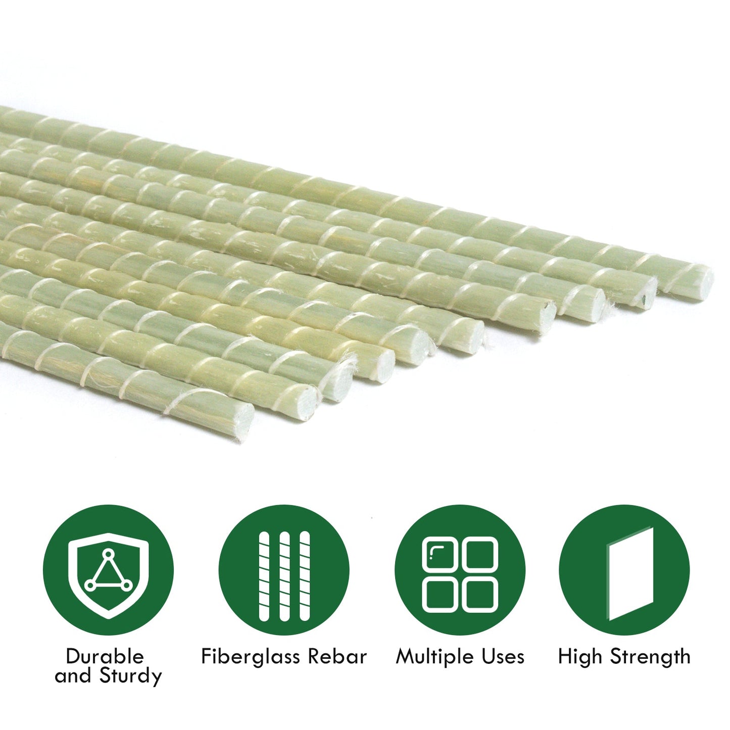 3/8 in. x 5-8 ft. #3 Nature Surface FRP Rebar