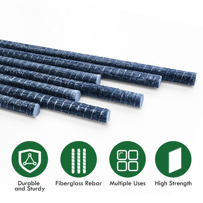 3/8 in. x 3-8 ft. #3 Black Nature Surface FRP Rebar