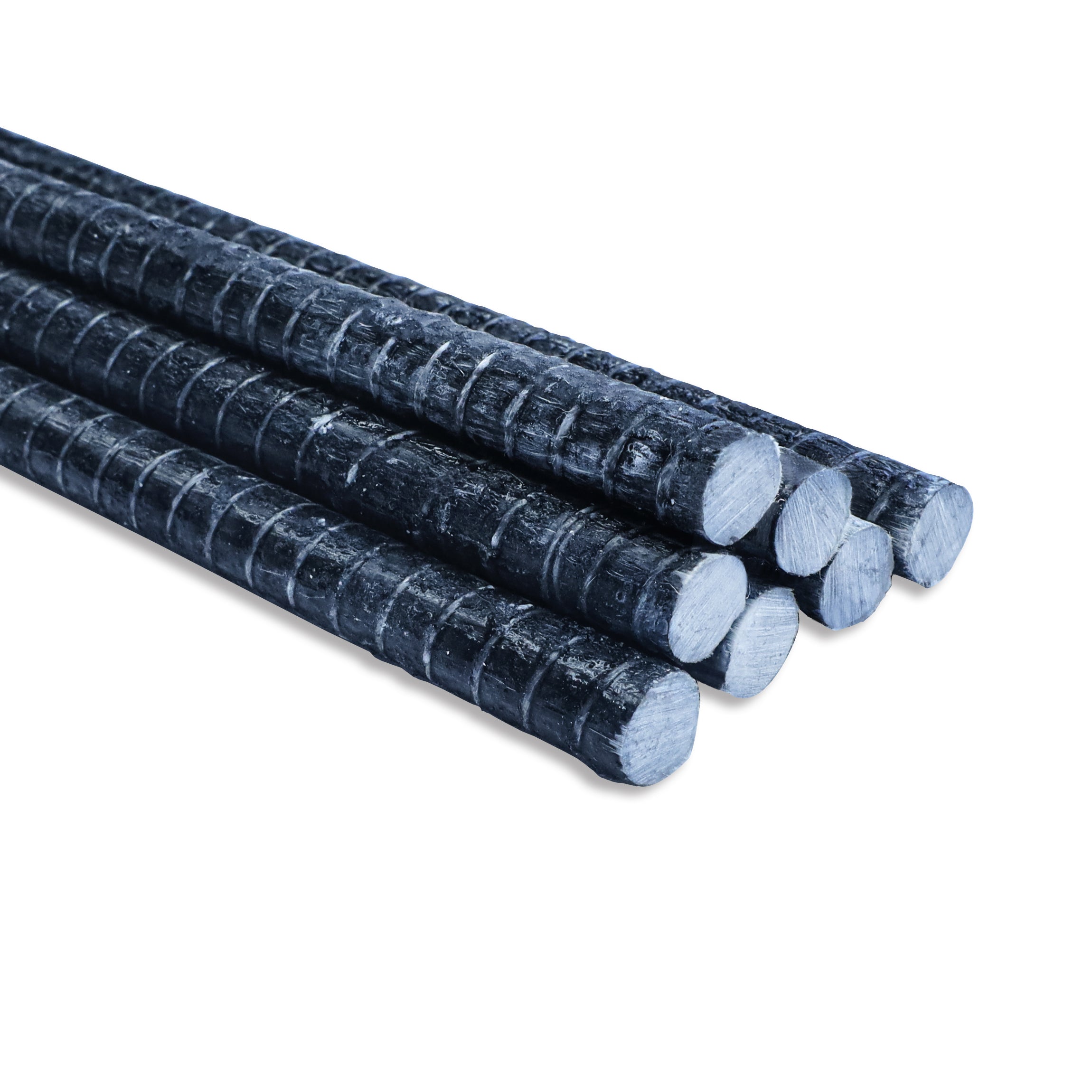 Rebar Case 1/2 in. x 3-8 ft. #4 Black Nature Surface FRP Rebar – Wellco Rebar